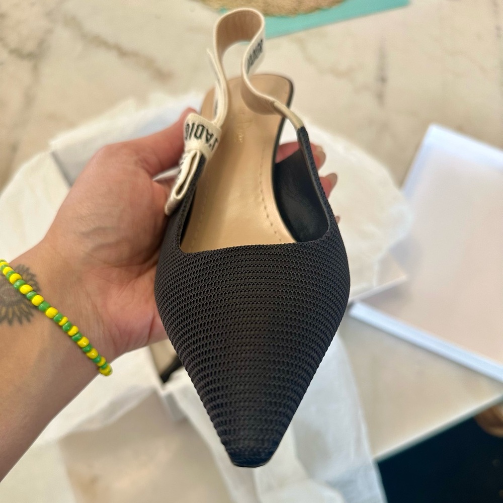 Dior J’Adior Black Slingback Pumps - Picture 7 of 14